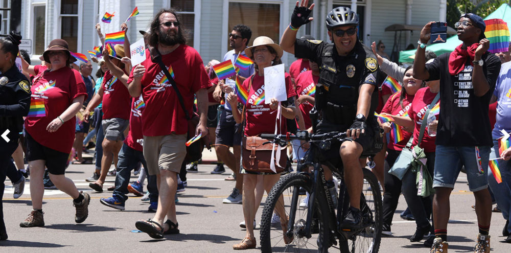 Police Officer's in the Pride Parade